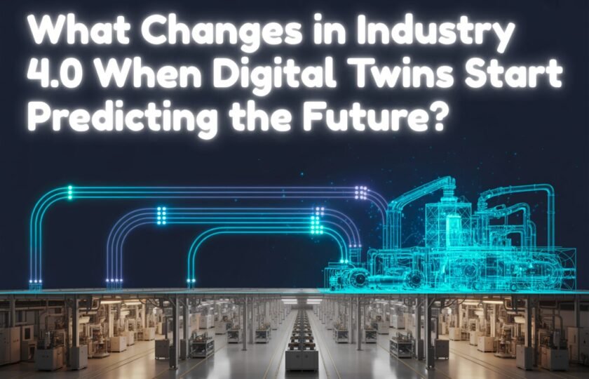What Changes in Industry 4.0 When Digital Twins Start Predicting the Future?