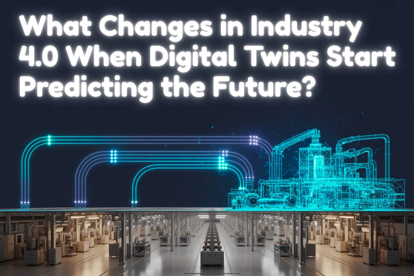 What Changes in Industry 4.0 When Digital Twins Start Predicting the Future?