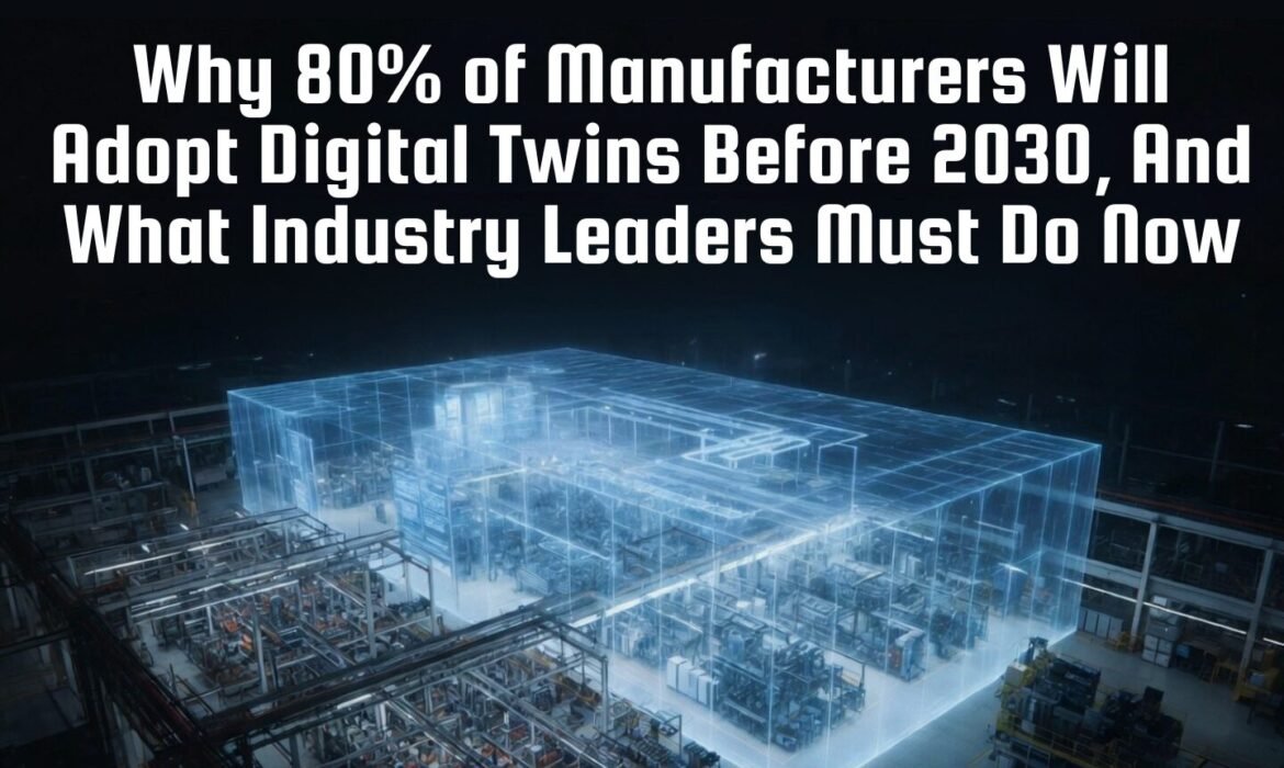 Why 80% of Manufacturers Will Adopt Digital Twins Before 2030, And What Industry Leaders Must Do Now