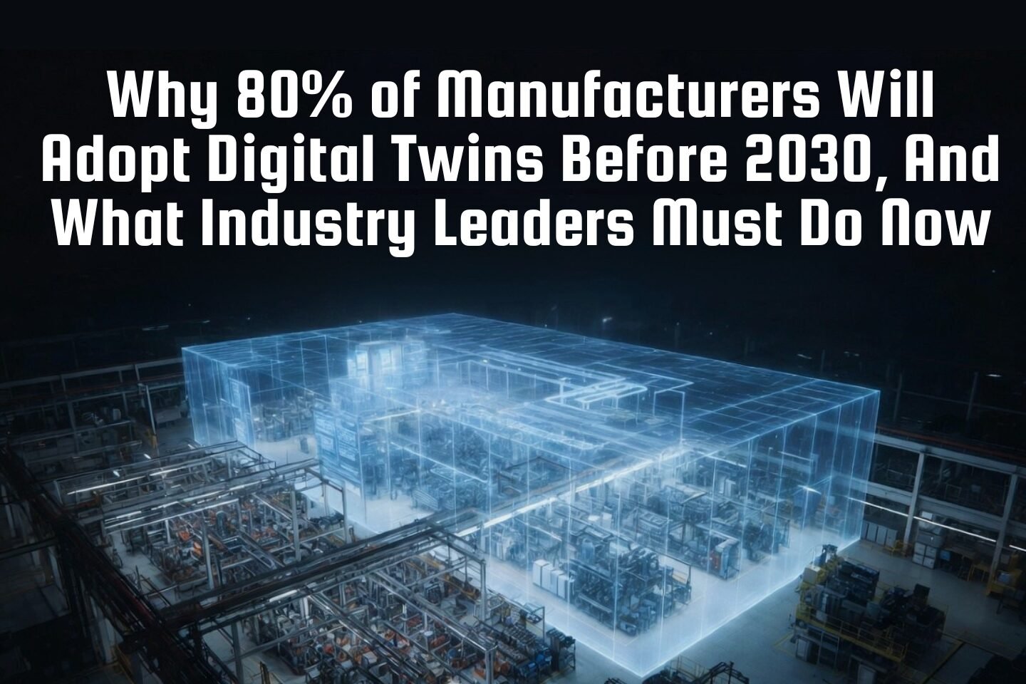 Why 80% of Manufacturers Will Adopt Digital Twins Before 2030, And What Industry Leaders Must Do Now