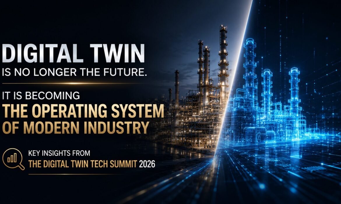 Digital Twin Is No Longer the Future. It Is Becoming the Operating System of Modern Industry Key Insights from the Digital Twin Tech Summit 2026 That Every Business Leader Should Know