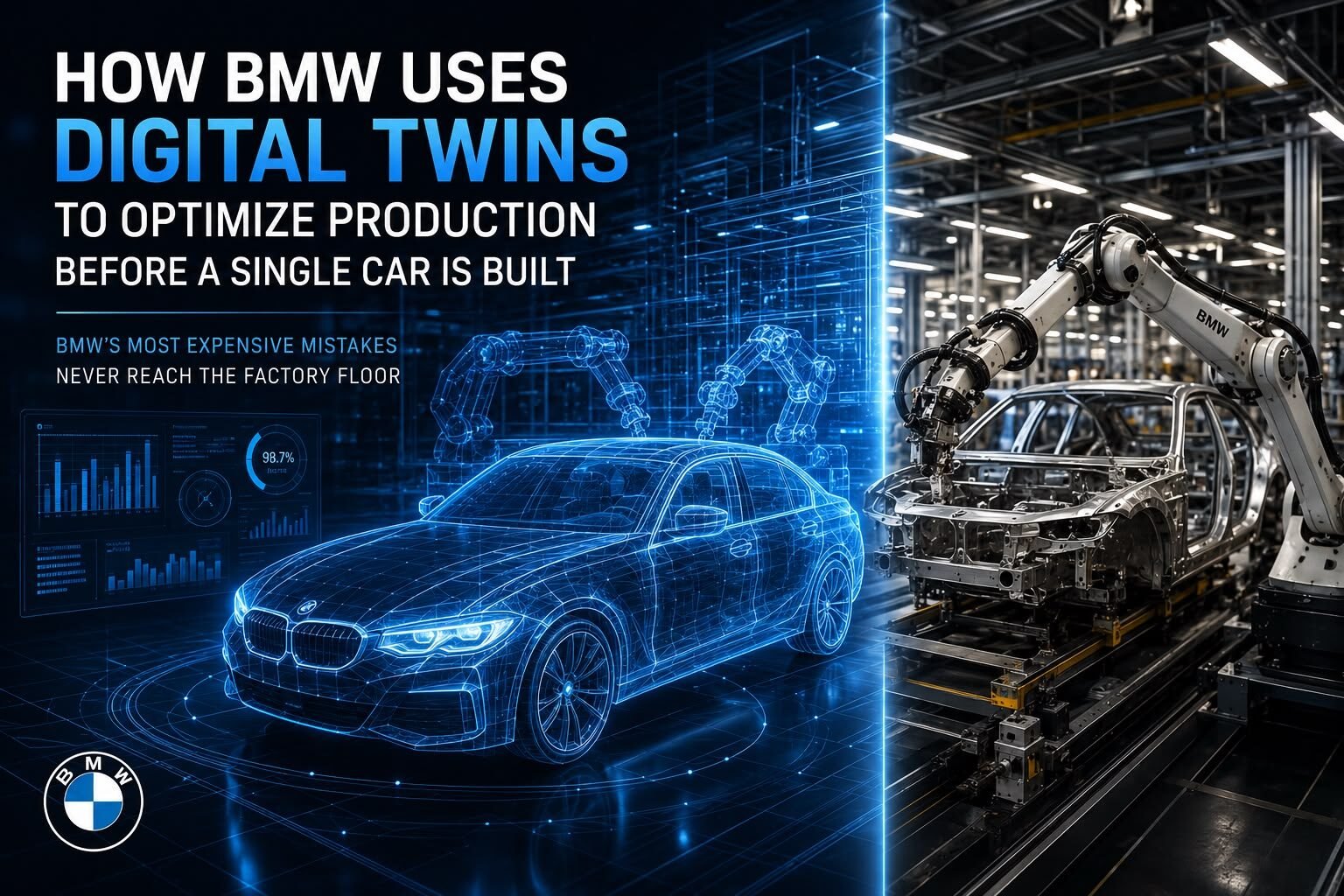 How BMW Uses Digital Twins to Optimize Production Before a Single Car Is Built BMW's Most Expensive Mistakes Never Reach the Factory Floor