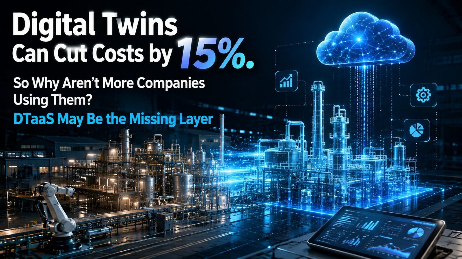 Digital Twins Can Cut Costs by 15%. So Why Aren't More Companies Using Them? DTaaS May Be the Missing Layer