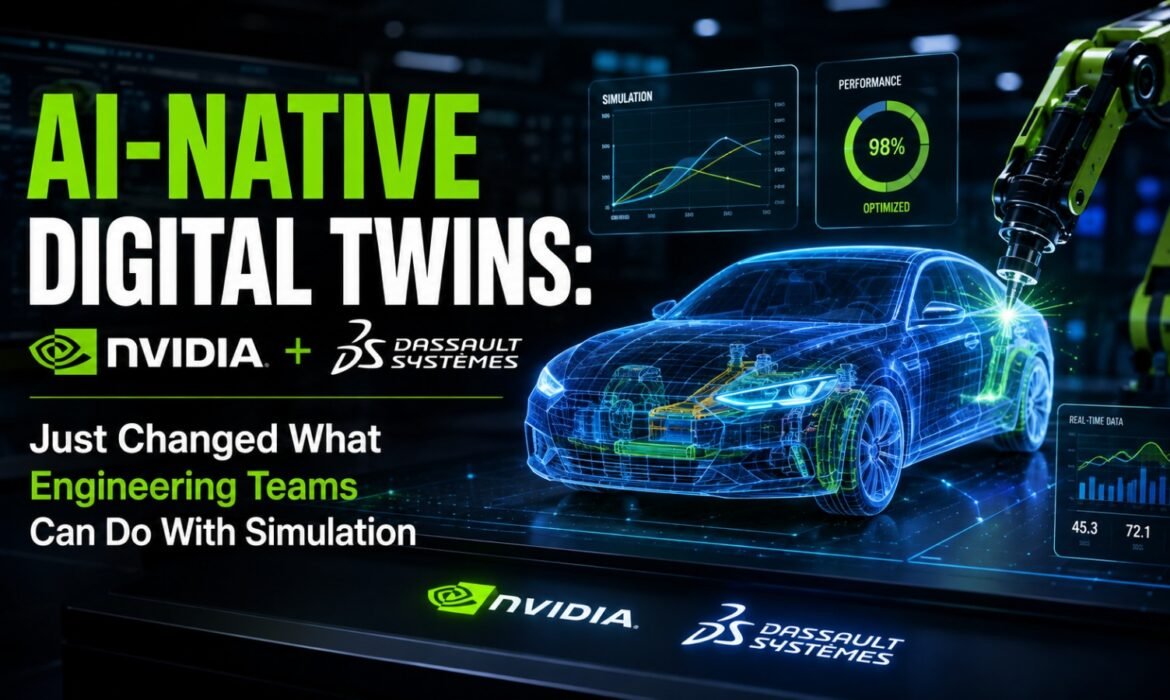AI-Native Digital Twins: NVIDIA + Dassault Systèmes Are Turning Simulation Into an AI Engineering System